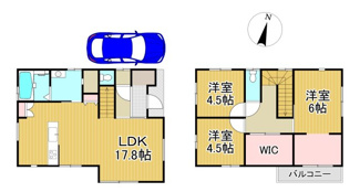 【間取り】 | 川西市新田3丁目17の6の1　新築一戸建て