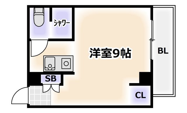 【間取り】 | 難波KIビル