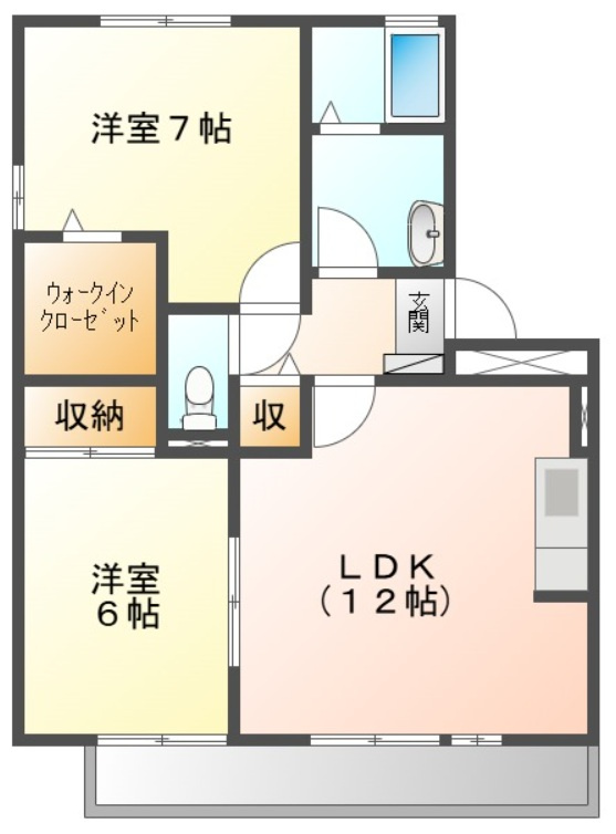 セジュール今　Ｂの間取り