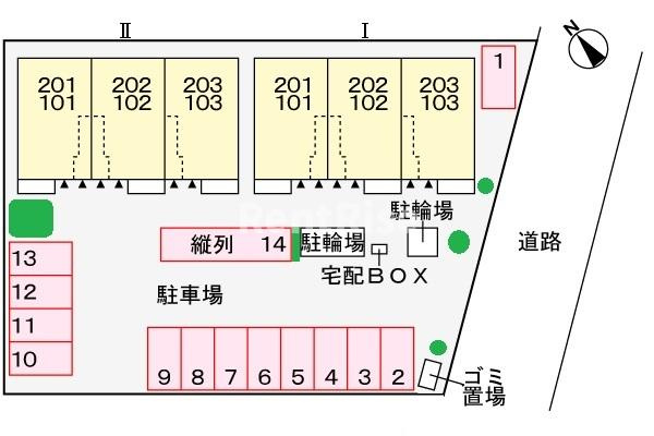 アルモニー・Ｙ　Ⅱの区画図