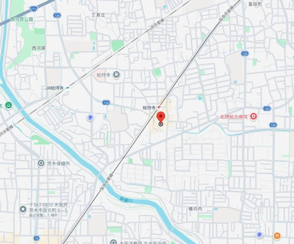 アビタ総持寺の地図