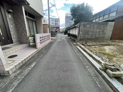 【前面道路含む現地写真】 | 売地　住吉2丁目