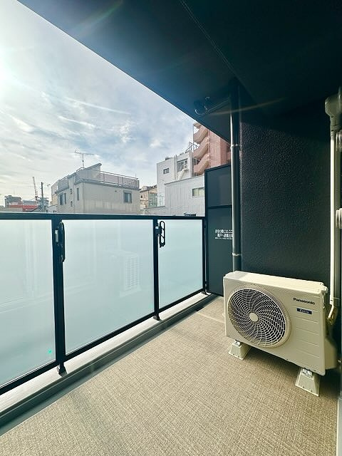 スワンズシティ大阪フルーアのバルコニー