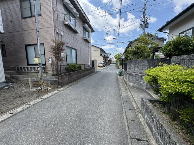 中央区弁天橋通1丁目　新築戸建の前面道路含む現地写真