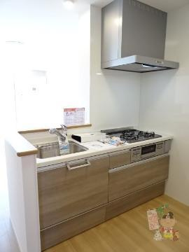 ラウレア福田　Ａのキッチン|システムキッチン