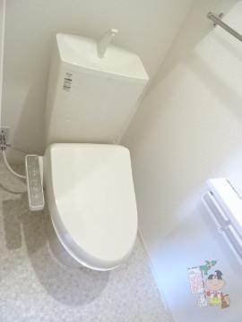 ラウレア福田　Ａのトイレ|シャワー付トイレ