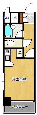 ロマネスク通町の間取り