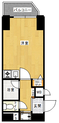 フレックス久留米駅前の間取り