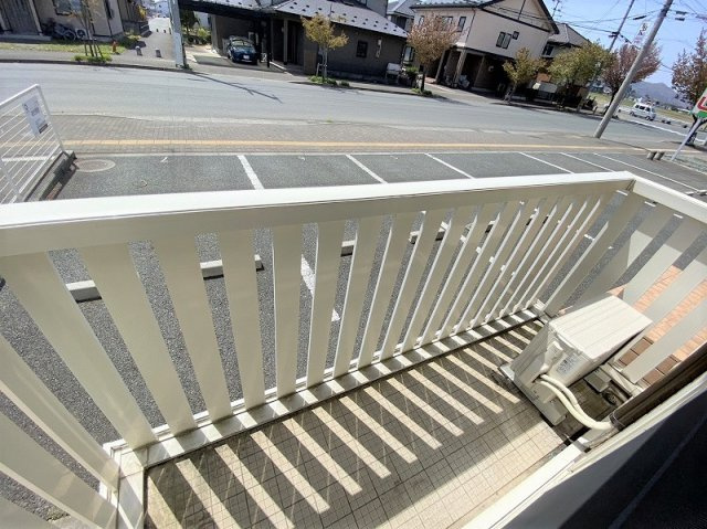 アジュールＢのバルコニー