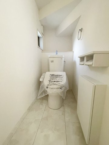 中古戸建・未入居戸建　いわき市内郷内町前田　内町小・内郷第二中のトイレ