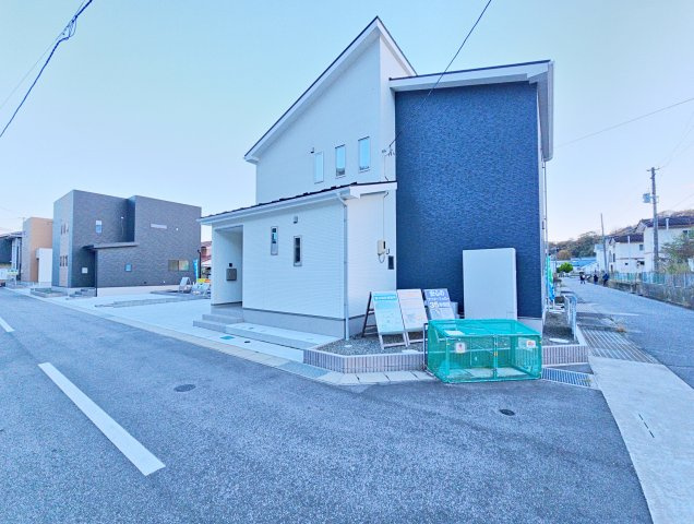 新築戸建・建売　いわき市内郷内町前田　AiTOWN　全4棟の前面道路含む現地写真
