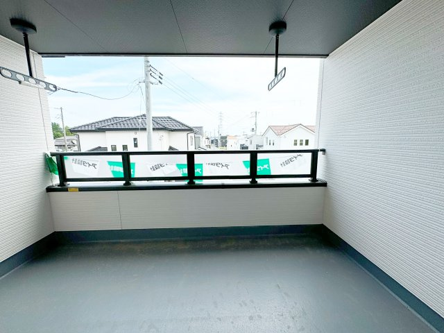 いわき市平幕ノ内　AiTOWN　全21棟のバルコニー