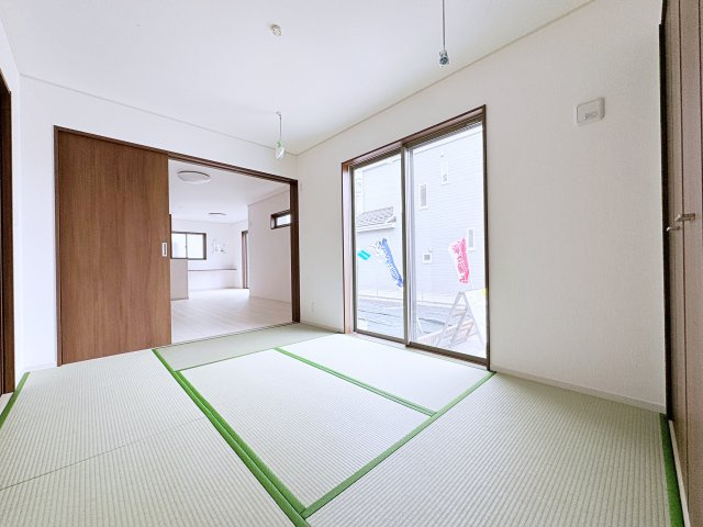 いわき市平幕ノ内　AiTOWN　全21棟の和室|畳は足触りがいいので裸足で歩いても気持ちがいいです！