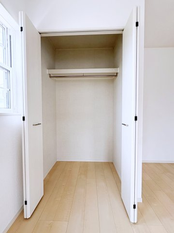 いわき市平幕ノ内　AiTOWN　全21棟の収納|たっぷり収納のクローゼット完備！