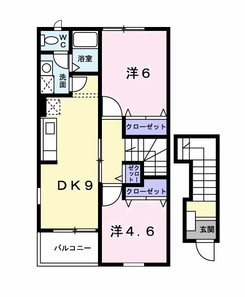 メゾン　リヴァージュの間取り