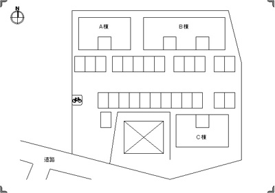 【区画図】 | ストリームビレッジB
