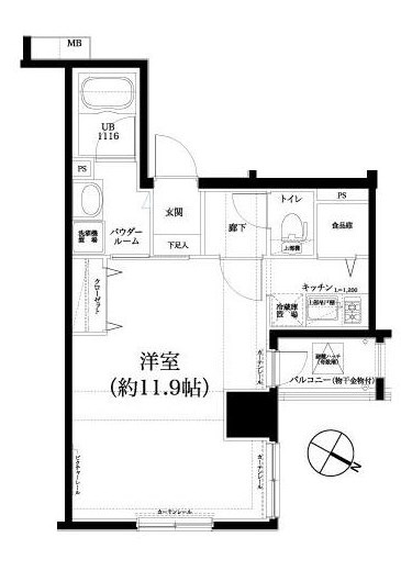スパシエルクス横浜の間取り