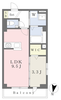 ◆角部屋・対面キッチンの１LDK◆