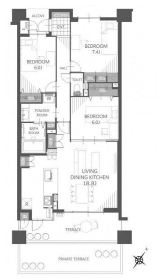【間取り】 | ネバーランドシエル箕面