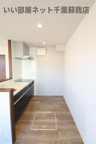 Ｌａ　ｃａｓａⅠ棟のキッチン|コンパクトなキッチンで掃除もラクラク