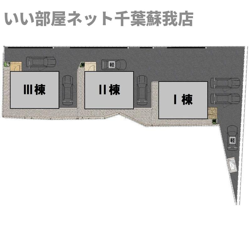 Ｌａ　ｃａｓａⅠ棟の区画図