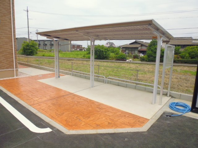 倉敷市福田町古新田のアパートのその他共用部分|駐輪場