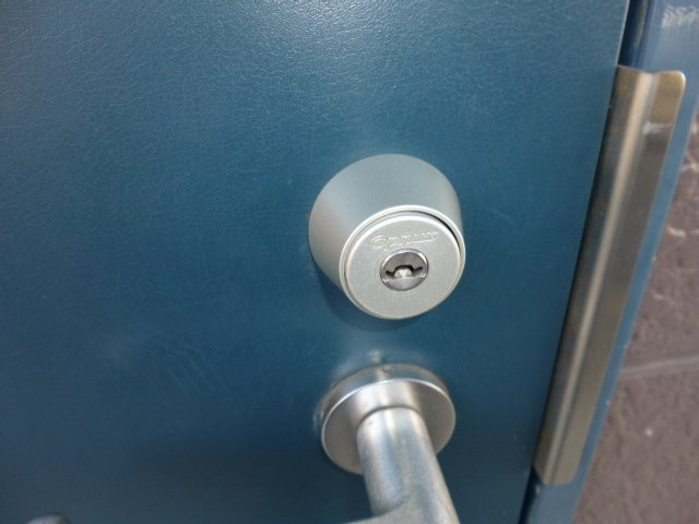 岡山市南区彦崎のアパートのセキュリティ