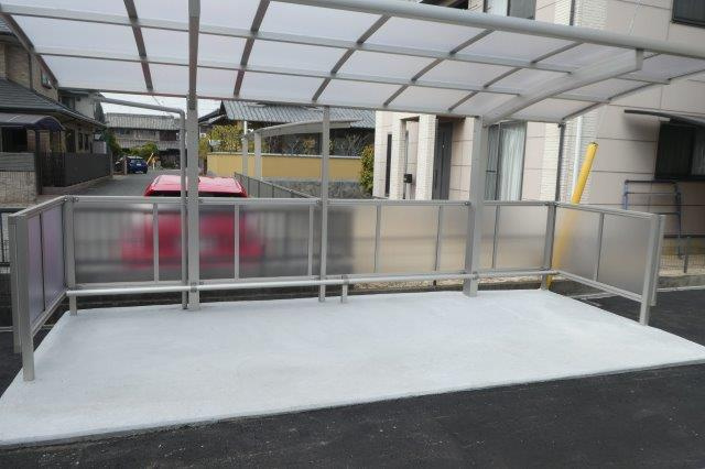 倉敷市茶屋町のアパートのその他共用部分|駐輪場