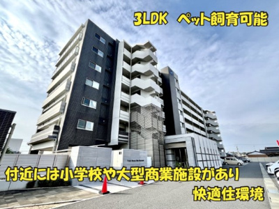 【外観】 | トラストネクサス宇部黒石 | ペット飼育可能マンション　厚南黒石ゆめタウンも徒歩圏内で生活に便利です。
ゆめタウンも近くで立地重視の方にはお勧めです。