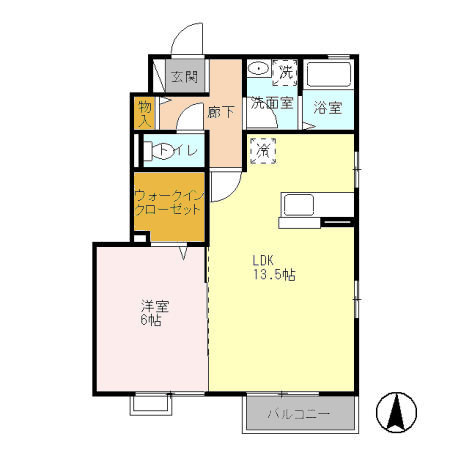 ☆１LDK間取り図☆