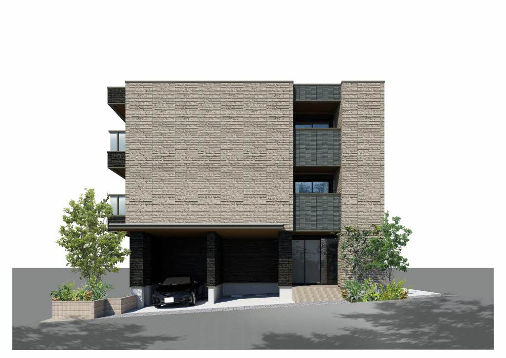 シャトードールⅡの外観パース