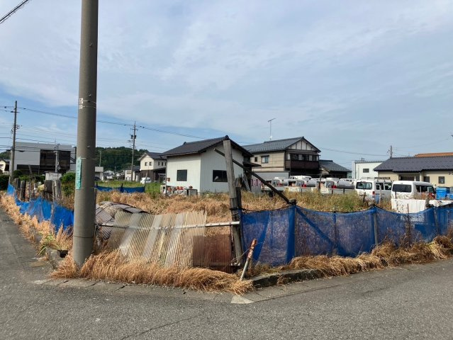 あわら市大溝1丁目　土地（南）の外観