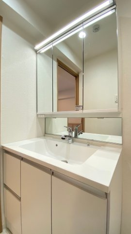 グランドヒル西宮高座台マンションＢ棟の独立洗面台|独立洗面台