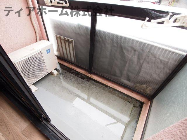 橋本市野の賃貸マンションのバルコニー|バルコニー付きです