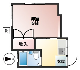 【間取り】 | コーポ佐野