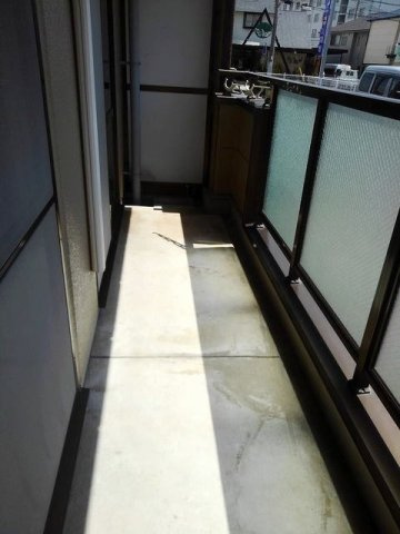 ドミール加佐のバルコニー