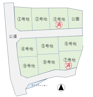 【区画図】 | 丹波篠山市池上　用地2