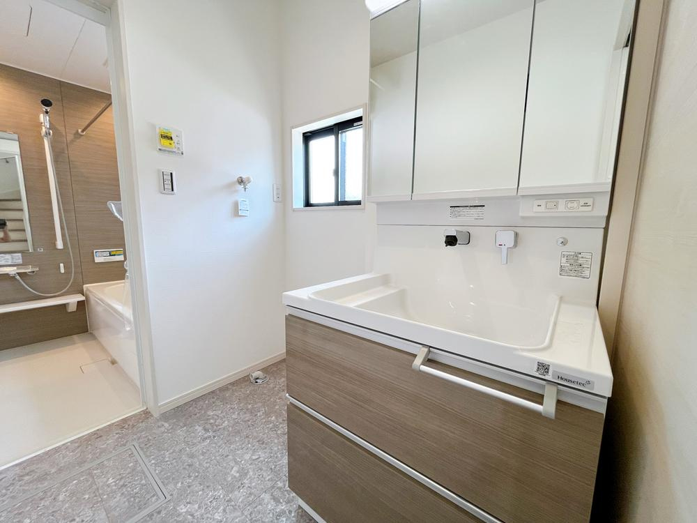 古河市茶屋新田　新築戸建16の独立洗面台