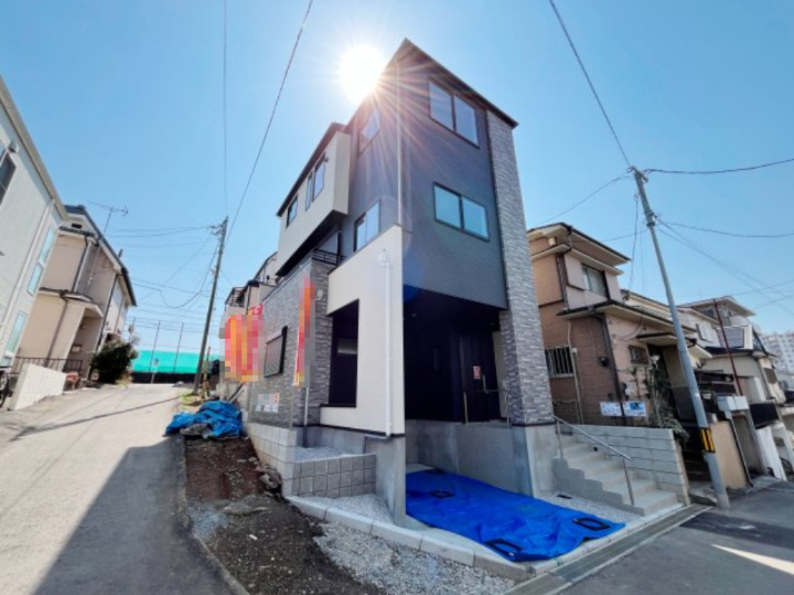祝：成約済み　八王子市　台町　新築戸建て　７期の外観|～仲介手数料無料☆八王子ひなた不動産～八王子市台町　新築戸建て