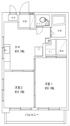 【間取り】 | 上層階・南西角部屋・オーナーチェンジ物件・令和６年９月室内改装履歴有