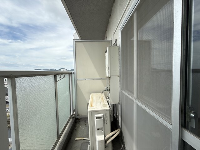 カルム白鷺のバルコニー