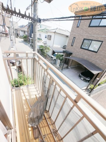 加古川市野口町坂井　中古戸建のバルコニー