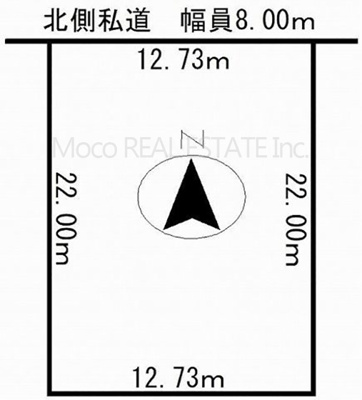 【区画図】 | 北見市北進町中古住宅