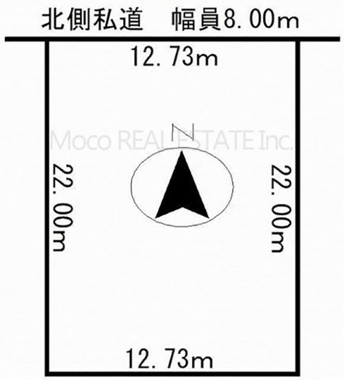 【区画図】 | 北見市北進町中古住宅