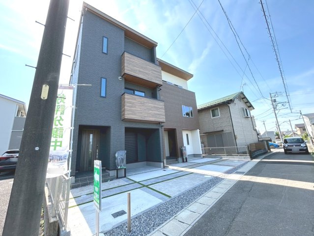 新築戸建　一宮市木曽川町黒田Ⅲ　全2区画分譲の外観|■全体写真　
■ヤマダ不動産　株式会社リライフ　一宮店　