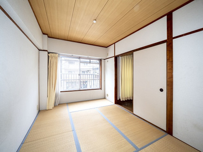 【和室】 | 福田ハイツ | リビングの隣の6帖和室は隣のリビングに組み込む予定です