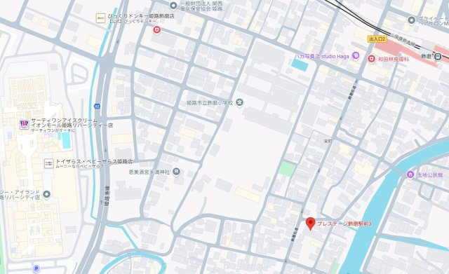 【地図】 | プレステージ飾磨駅前Ⅲ　15階