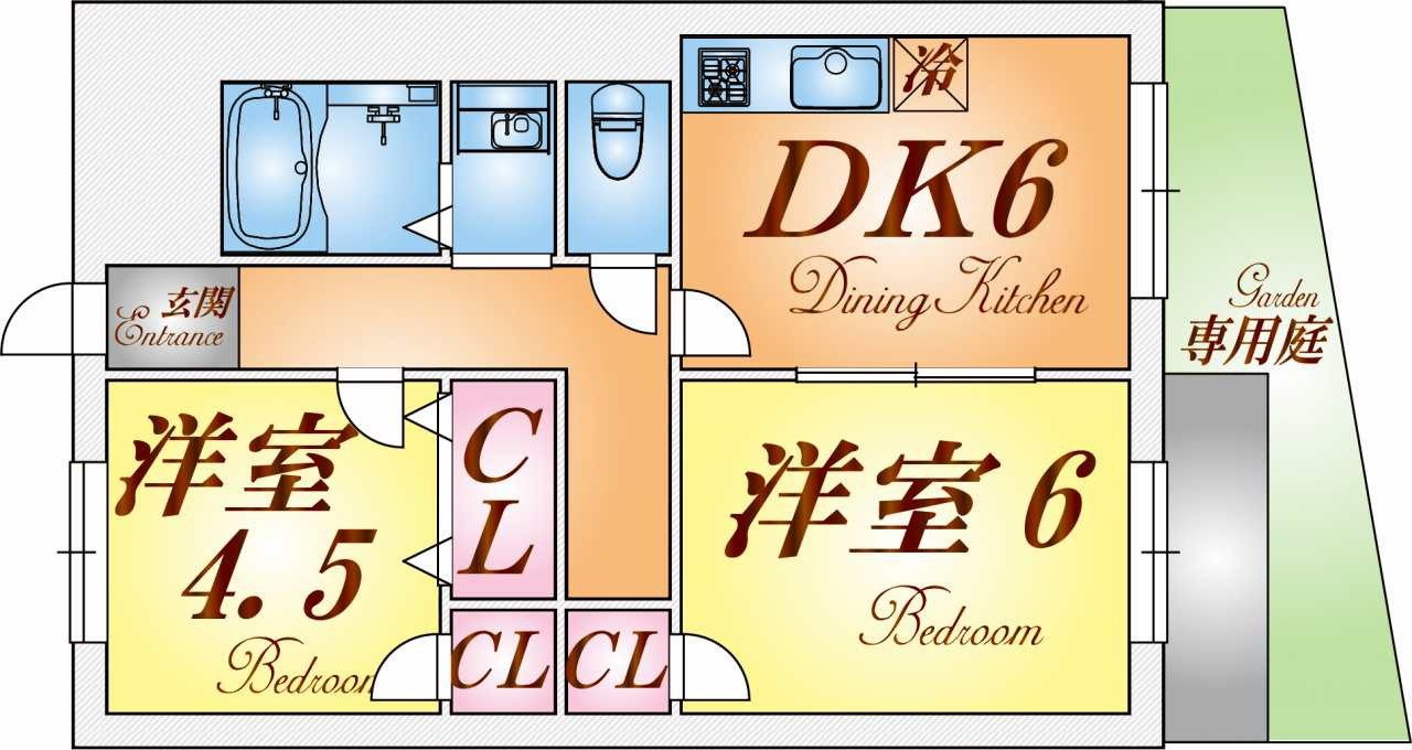綱崎マンションの間取り