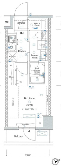 【間取り】 | AXASレジデンス目黒東