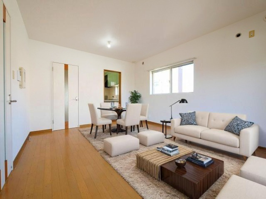 ベルカーサの居間・リビング|CGで家具等を配置したもので家具等は含まれません